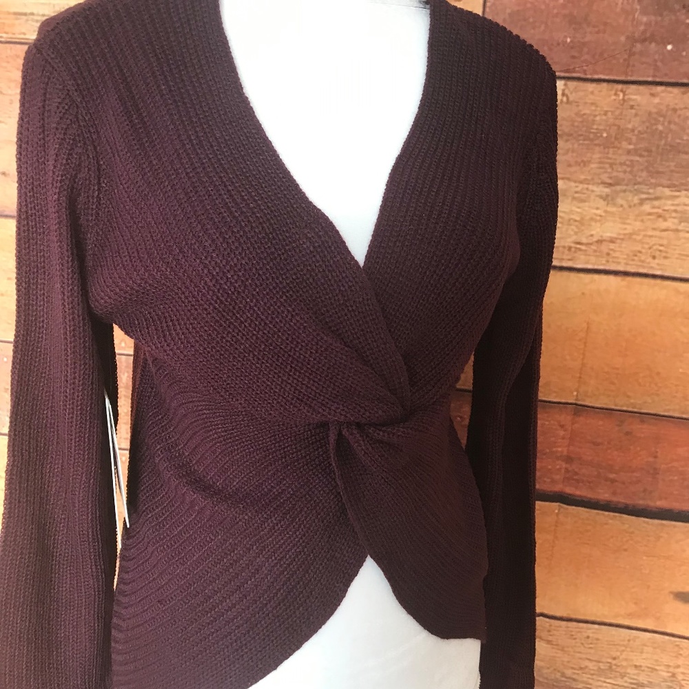 Almost famous Twista sweater wear it 2 ways! NWT!